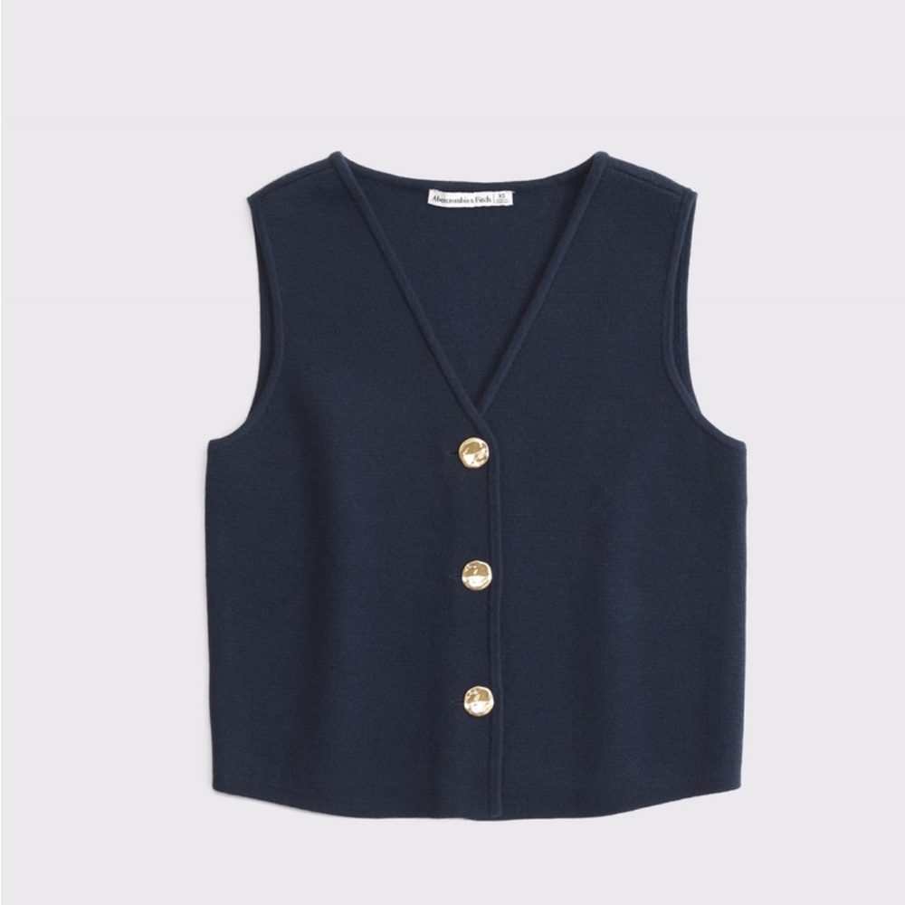Abercrombie & Fitch LuxeLoft V-Neck Vest